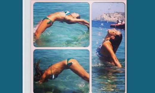 Eκείνη δροσίζεται και εμείς… καιγόμαστε!