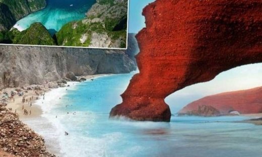 Μοναδικές παραλίες στο χείλος του γκρεμού