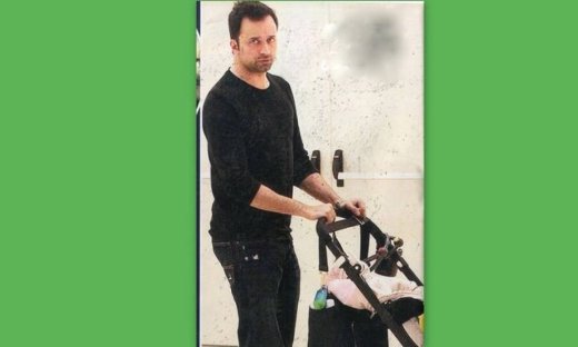 Γιώργος Λιανός: Βόλτα με τον γιο του