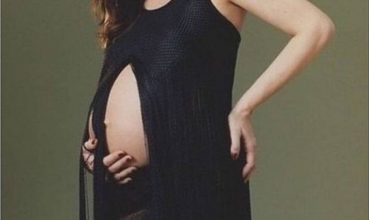 Φωτογραφήθηκε έγκυος και την επόμενη μέρα γέννησε!