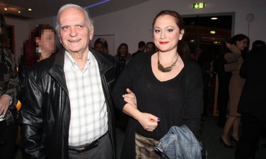 Ο Λευτέρης Παπαδόπουλος με την κόρη του