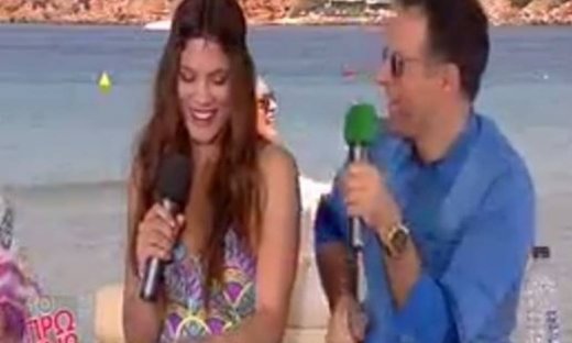 Η αμηχανία της Συνατσάκη όταν ρωτήθηκε από τους συνεργάτες για τη συνεργασία με τον Ουγγαρέζο!