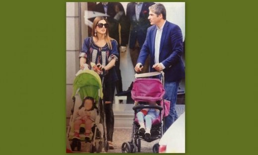 Τσιμτσιλή-Σοφός: Βόλτα στην Κηφισιά με τις κόρες τους