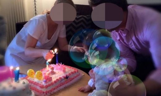 Ζευγάρι Ελλήνων ηθοποιών γιόρτασε τα πρώτα γενέθλια της κόρης του