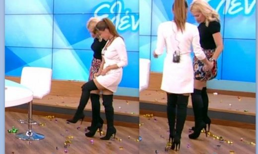 Ελένη Μενεγάκη: Εντυπωσιάστηκε με τη σέξι εμφάνιση της Χατζηβασιλείου!