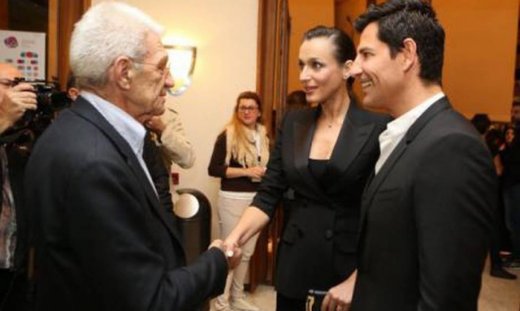 Η Ζυγούλη στο πλευρό του Ρουβά στην πρεμιέρα του «Chevalier»