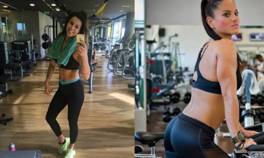 H «καυτή» γυμνάστρια της σεξοβόμβας Χατζίδου (photos)