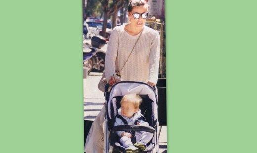 Μαριέττα Χρουσαλά: Βόλτα με τον 13 μηνών γιο της