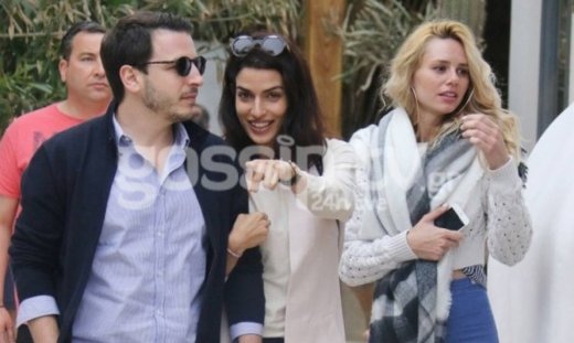 Με καλή παρέα στην Μύκονο η Τόνια Σωτηροπούλου