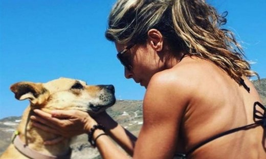 Kατερίνα Λάσπα: Διακοπές στο Νησί των Ανέμων