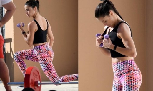 Η Adriana Lima… γυμνάζεται
