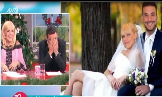 Ο «γάμος» της Σάσας Σταμάτη με τον Κώστα Τσουρό – Η αντίδραση των παρουσιαστών!
