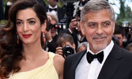 Οι πρώτες φωτογραφίες από την έξοδο Clooney-Alamuddin με τα δίδυμα κάνουν το γύρο του διαδικτύου