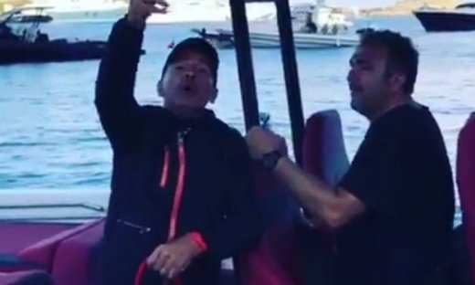 Λίγο πριν τη συναυλία ο Eros Ramazzotti ποστάρει βίντεο με τον Αντώνη Ρέμο