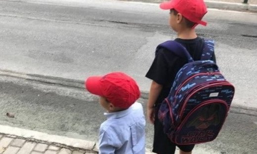 Φαίη Σκορδά: Πρώτη ημέρα στο σχολείο για τους γιους της