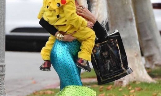 Είναι πια σίγουρο: Η star αποκαλύπτει την κοιλίτσα της φορώντας το αποκριάτικο κοστούμι της