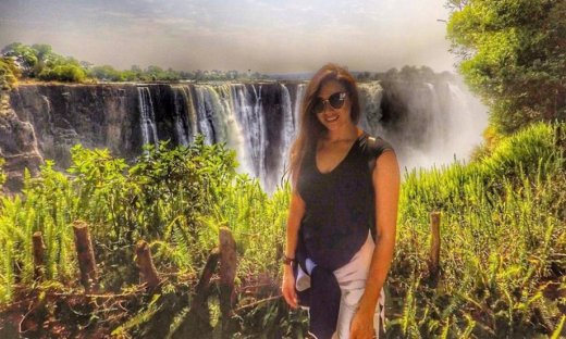 Η Χριστίνα Μουστάκα στη Νότια Αφρική