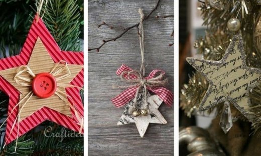 Τα πιο εντυπωσιακά στολίδια - αστέρια για το δέντρο φτιαγμένα από τα χεράκια σας (ΦΩΤΟ)