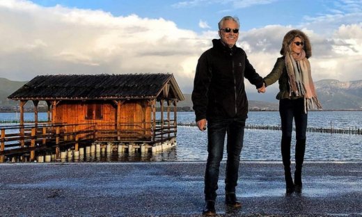 Χάρης Χριστόπουλος: Απόδραση με την αγαπημένη του Άννα