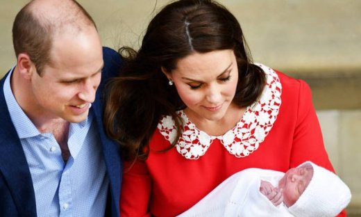 Οι πρώτες φωτογραφίες του νεογέννητου πρίγκιπα Λούι