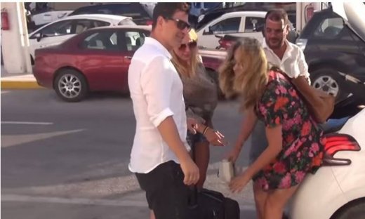 Η αποκαλυπτική Κάτια – Δείτε πως την προστατεύει ο Σάκης από τους φωτογράφους