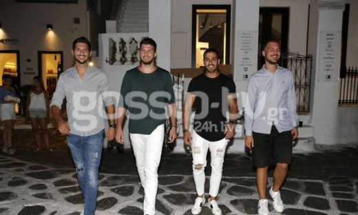 Διακοπές στη Μύκονο για τον Λούκα Γιώρκα