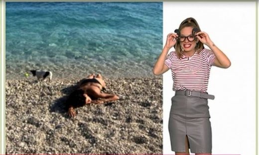 Κλάμα! Το απίστευτο σχόλιο για την Τόνια Σωτηροπούλου, που πήρε ένα υπνάκο στην ακροθαλασσιά!