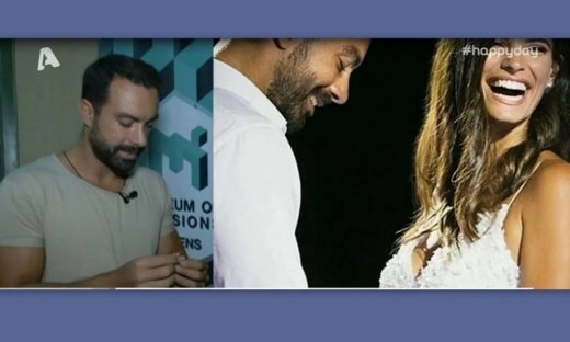 Σάκης Τανιμανίδης: Η συγκίνηση στο γάμο του, η βέρα και το ταξίδι του μέλιτος στην Ιρλανδία