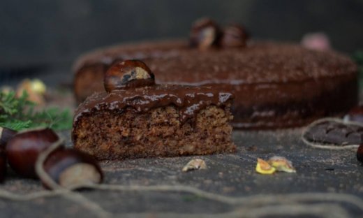 Σοκολατόπιτα με κάστανα