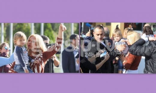 Κατερίνα Καραβάτου - Κρατερός Κατσούλης: Χαλαρή βόλτα με τα παιδιά τους! (Photos)