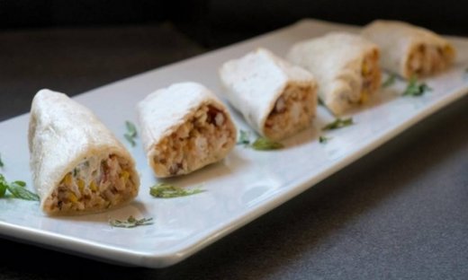 Burritos με κοτόπουλο