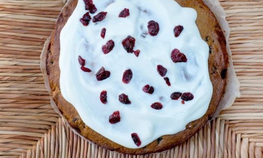 Τούρτα με cranberries