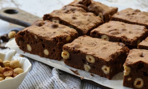 Brownies με φουντούκι από τον Γιώργο Τσούλη