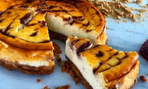 Raspberry cheesecake