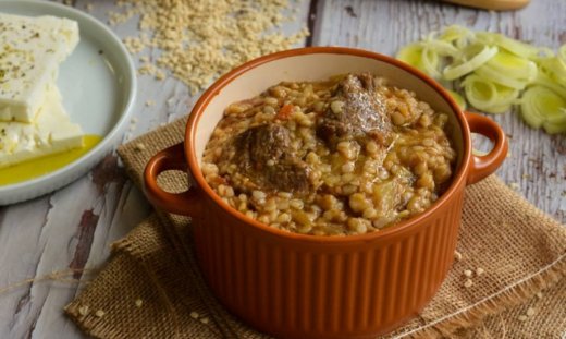 Μοσχάρι με τραχανά