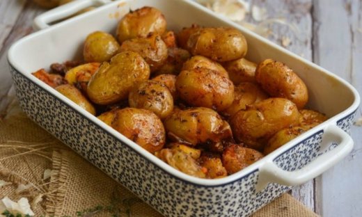 Baby πατάτες φούρνου