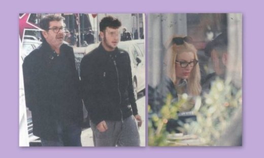 Ελένη Μενεγάκη - Γιάννης Λάτσιος: Χαλαρή βόλτα με τα παιδιά τους!