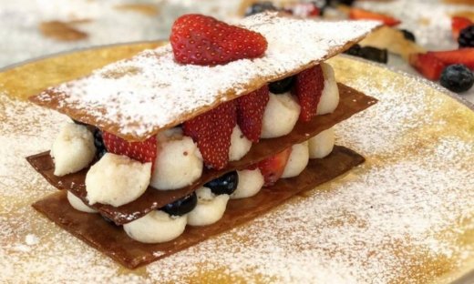 Μιλφέιγ με φρούτα