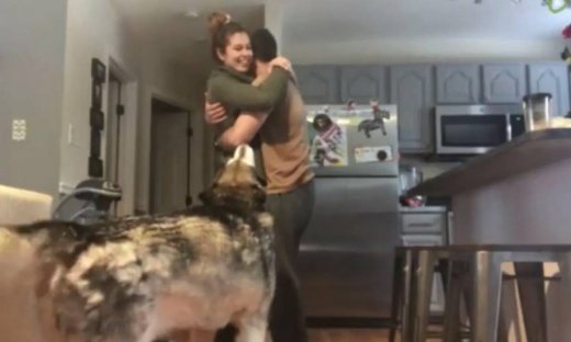 Δε φαντάζεστε τι κάνει αυτός ο σκύλος στο ζευγάρι!