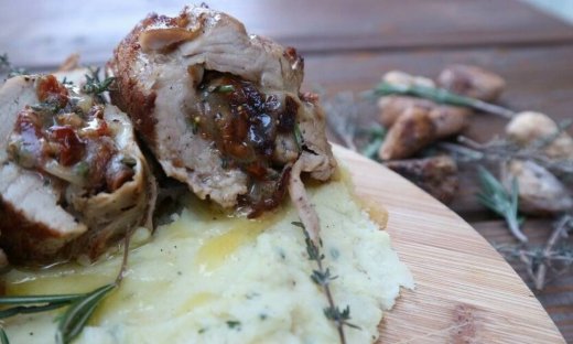 Ψαρονέφρι γεμιστό με mashed potatoes από τον Γιώργο Τσούλη