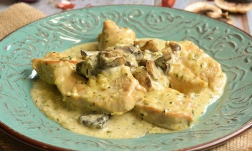 Κοτόπουλο αλά κρεμ