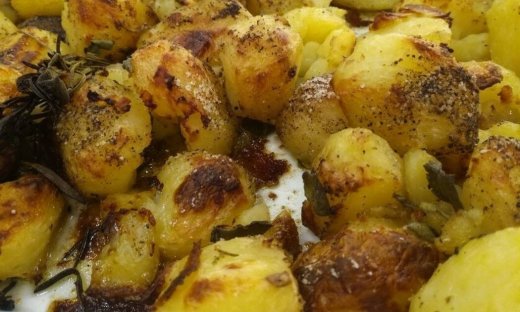 Τραγανές πατάτες φούρνου