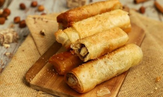 Πουράκια με χαλβά