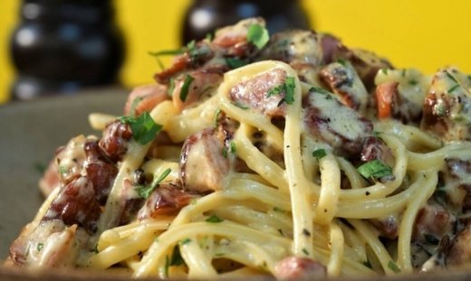 Καρμπονάρα με σύγκλινο