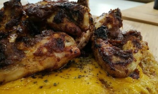 Φτερούγες κοτόπουλου με BBQ sauce