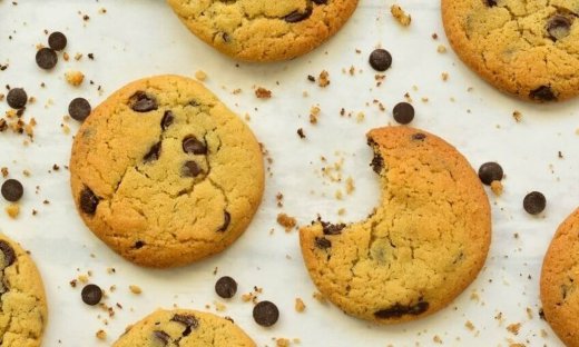 Μπισκότα βανίλιας με σοκολάτα