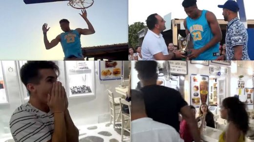 Αντετοκούμπο: Το φιλανθρωπικό event στη Μύκονο, οι βόλτες με το κορίτσι του και ο τρελαμένος φαν!