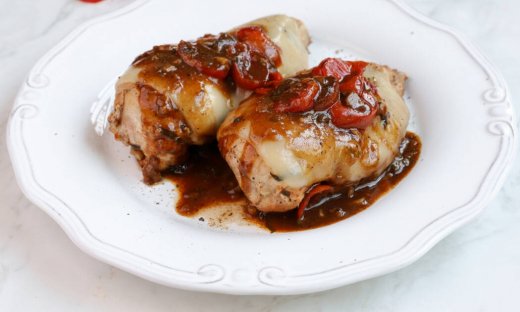 Λαχταριστό και εύκολο κοτόπουλο caprese