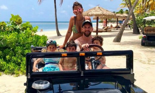 Χλιδάτες διακοπές στην Καραϊβική κάνει ο Μέσι - Αυτή είναι η βίλα που διαμένει (pics)