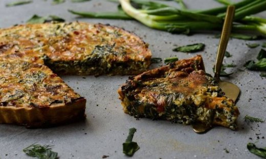 Quiche με σπανάκι